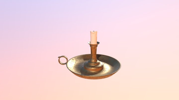 Candle holder 3D Model