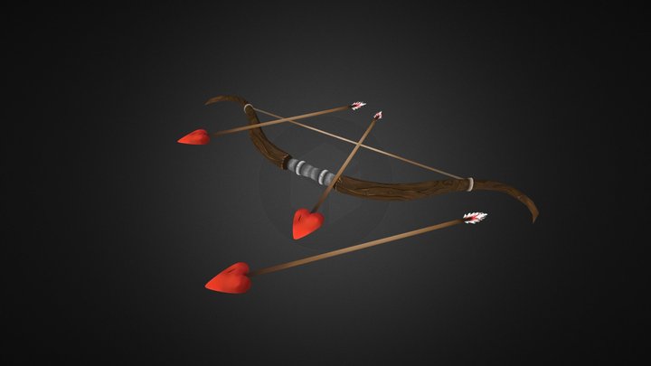 Valentine's Bow 3D Model