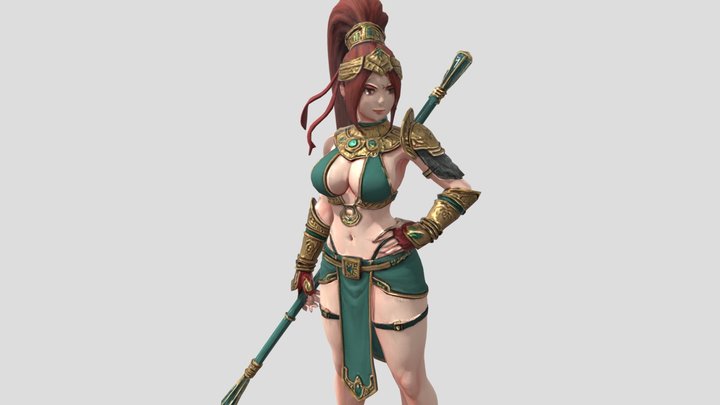 Primrose Egypt | Mai shiranui | Anime Character 3D Model