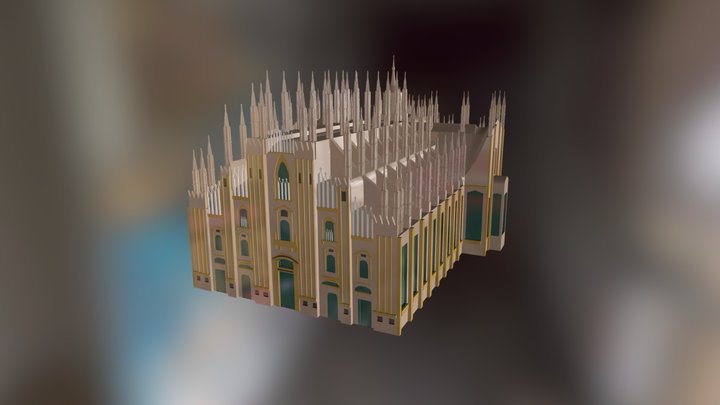 Proyecto Final - Catedral de Milán - Gótico 3D Model