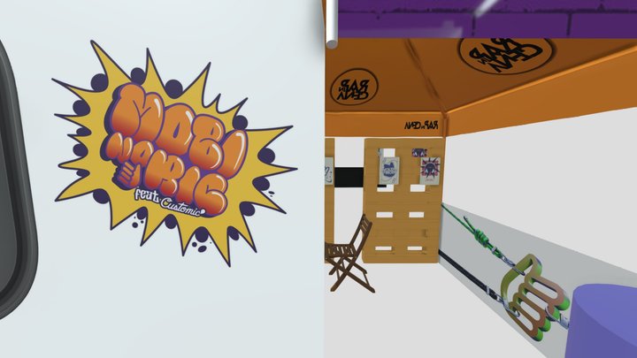 Tenda Mobifans - Rap In Cena 2025 3D Model