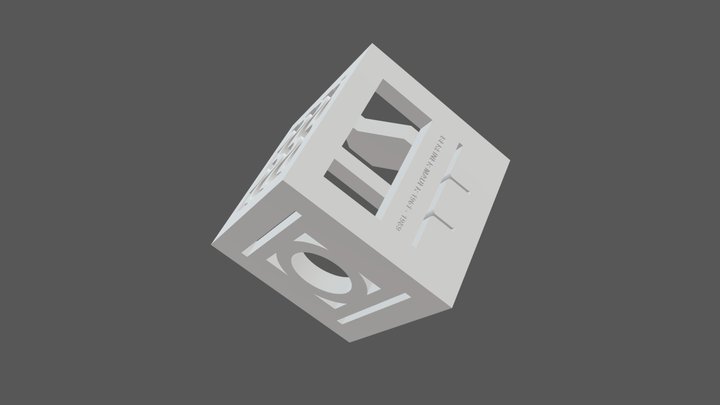 City Cube 3D Model
