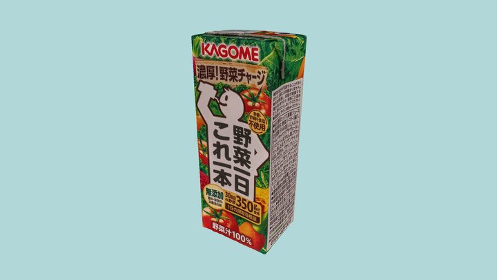 Thick! Vegetable Charge juice 3D Model