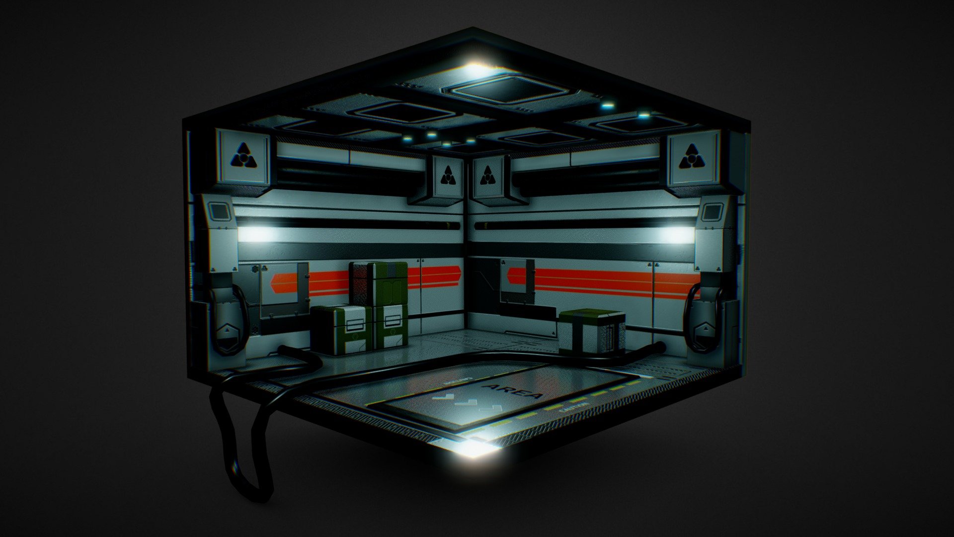 Isometric Halo Warehouse
