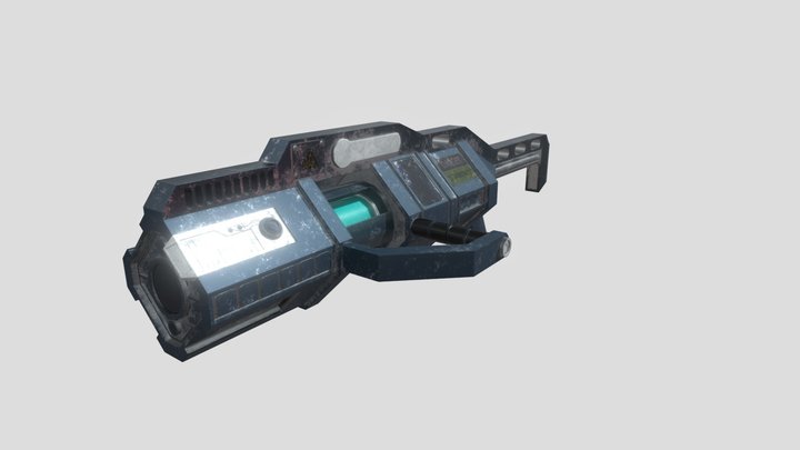 Portal Gun 3D Model