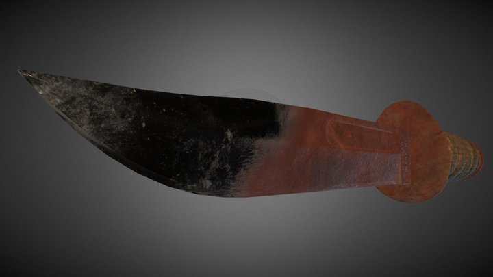 Kabar Fighting Knife 3D Model