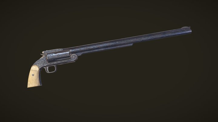 Lurch's Revolver 3D Model