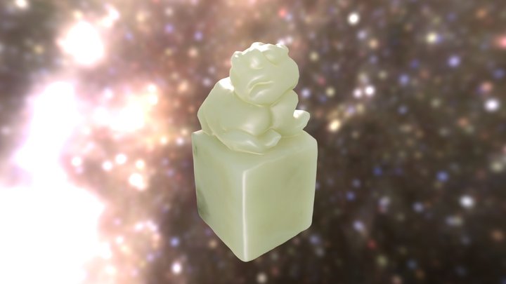 Jade Stamp --- Royal Dragon 3D Model