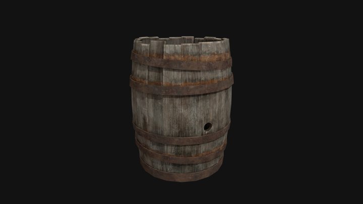 Barrel 3D Model