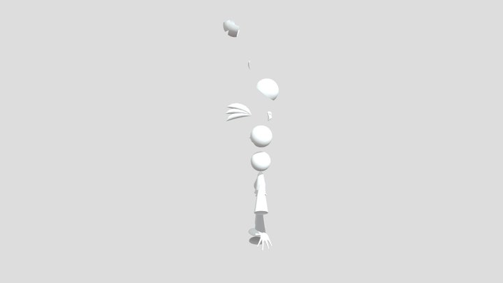 David No Riggo 3D Model