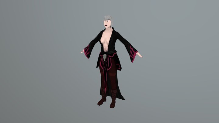 Sorceress 3D Model