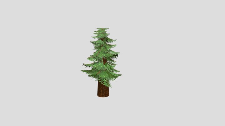 017 Pine Tree 3D Model