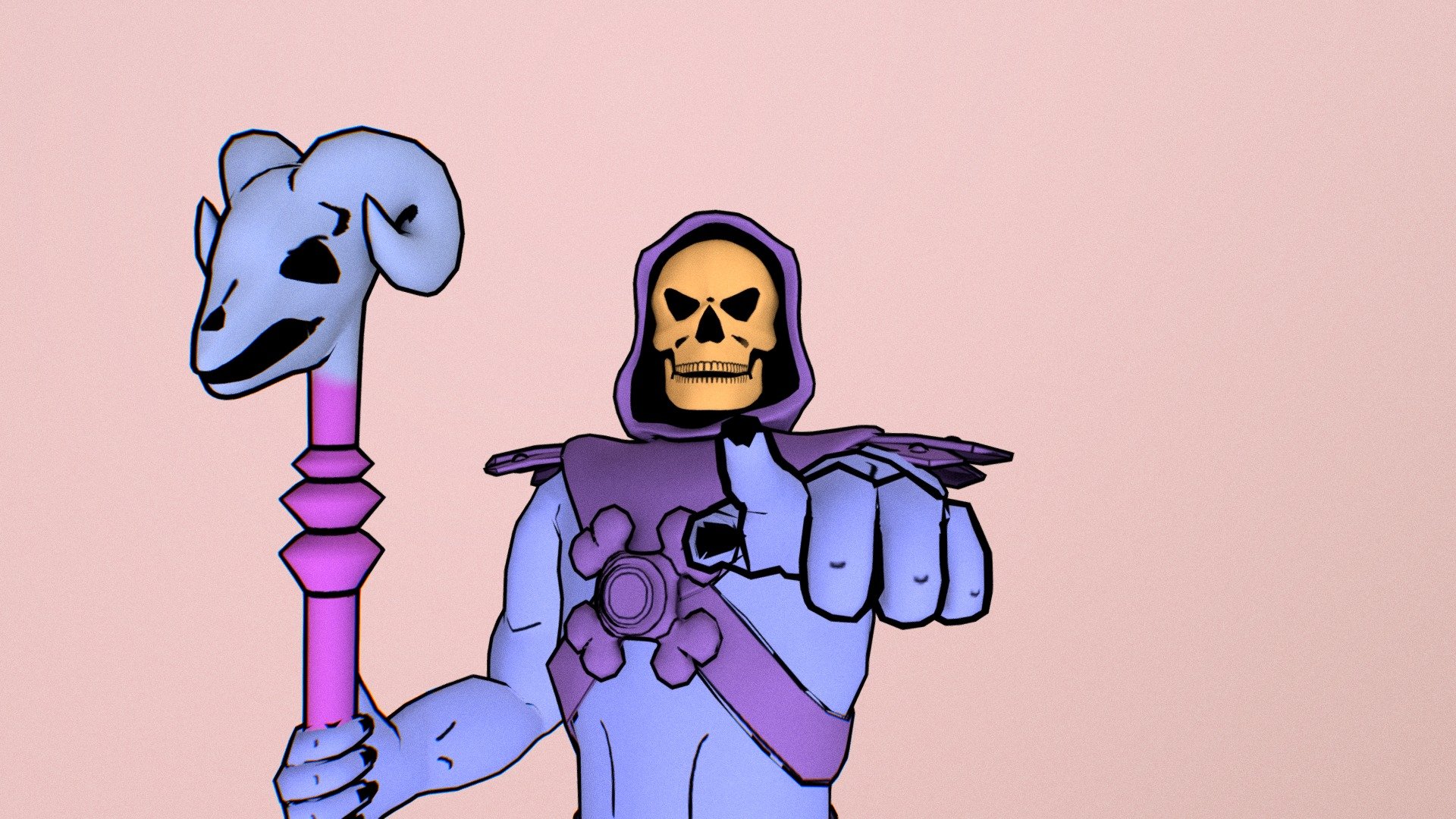skeletor 3d