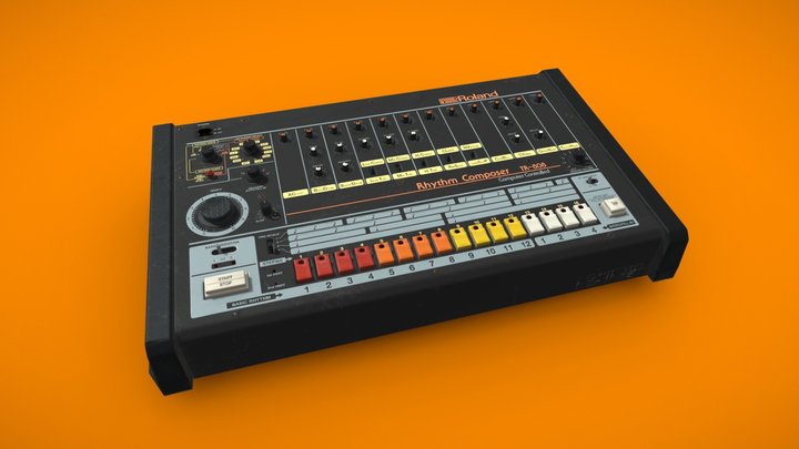 TR-808 3D Model