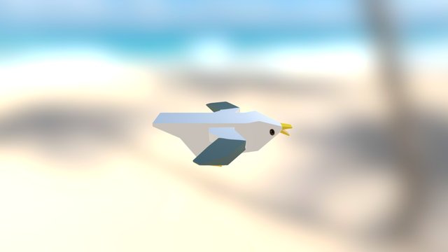 Gull 3D Model