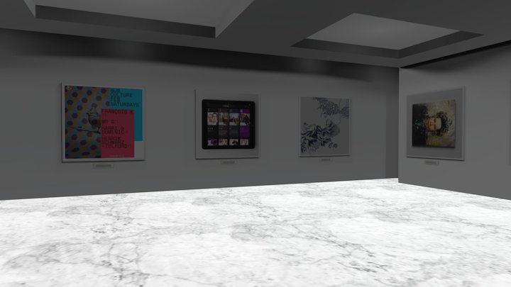 Instamuseum Art Gallery for @_iso_design 3D Model