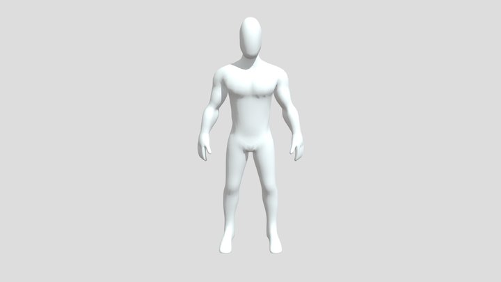 Low Poly Base Mesh 3D Model