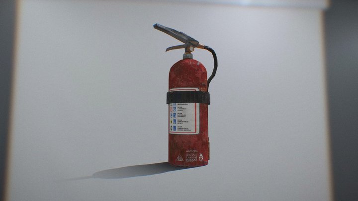 Fire Extinguisher by Won Hwang 3D Model
