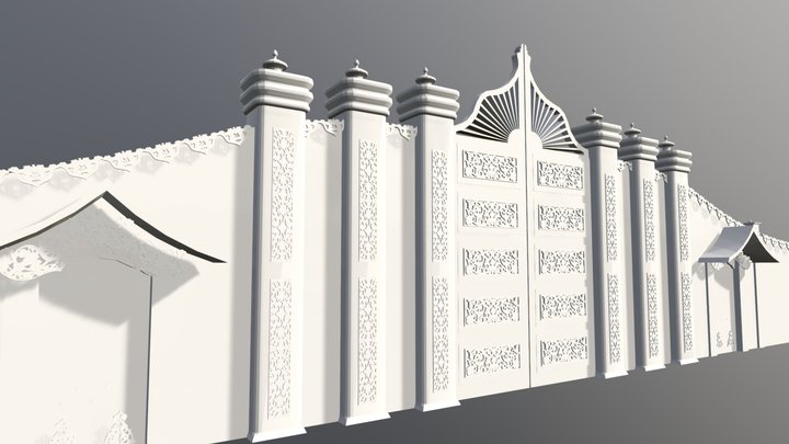 Palace Gate 3D Model