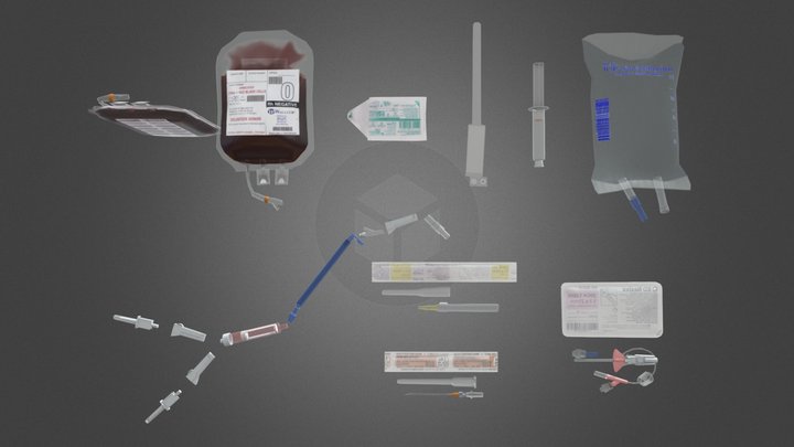 IV Supplies 3D Model