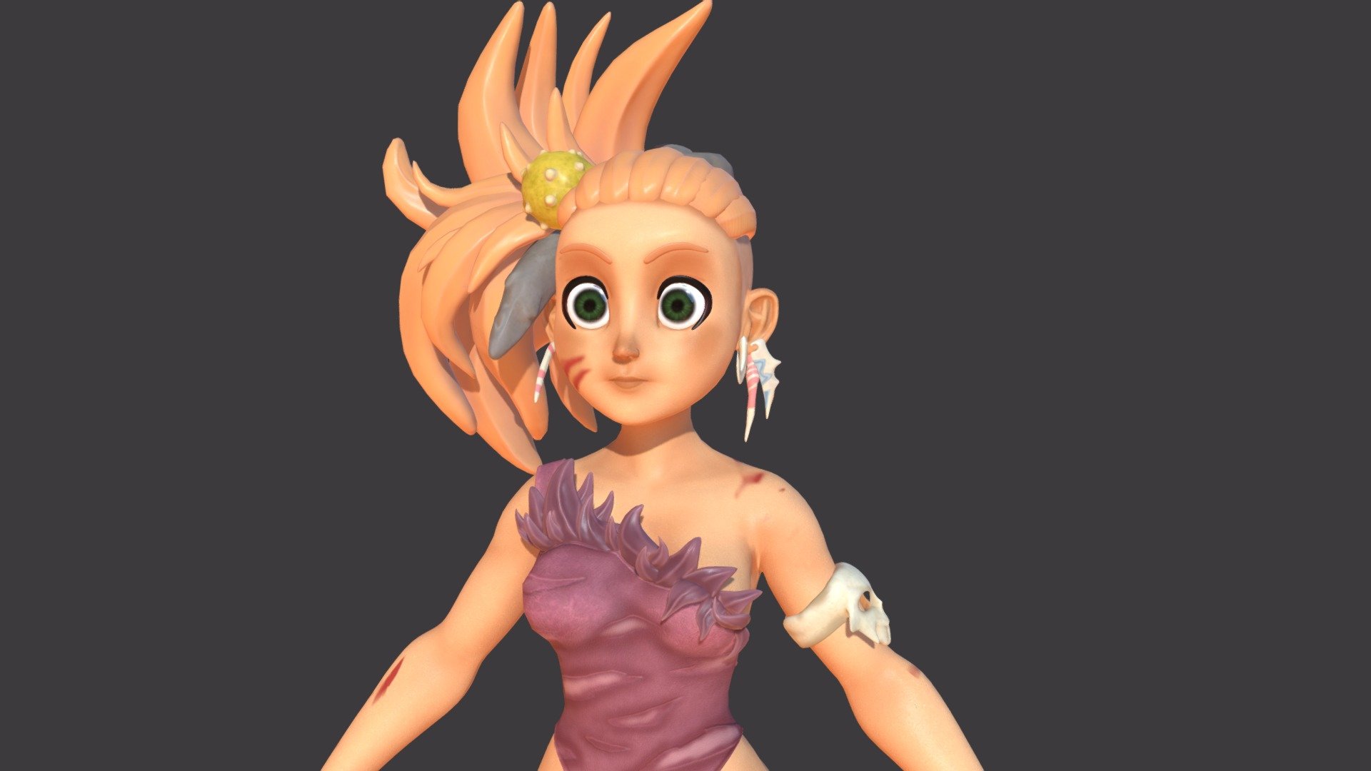 GirlHunter Download Free 3D model by Occlussion [577f62b] Sketchfab
