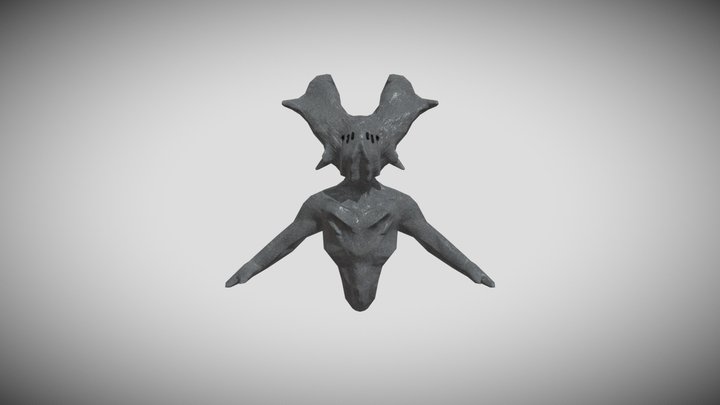 Alien God 3D Model