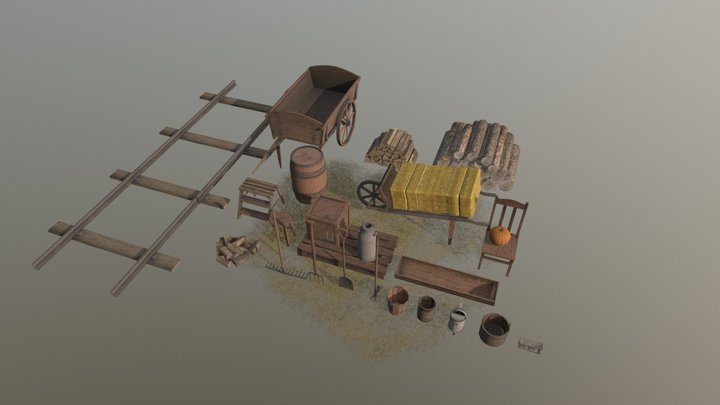 Farm Assets (Part 3) 3D Model