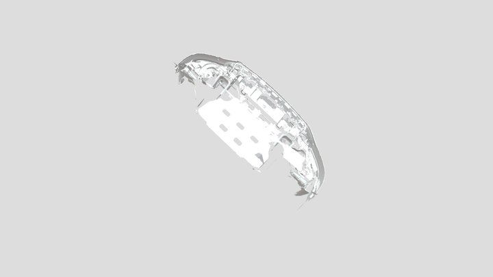 GMC Sierra Front Bumper LS 3D Model