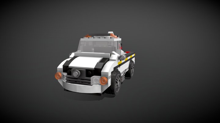 Lego Highway Speedster Truck 3D Model