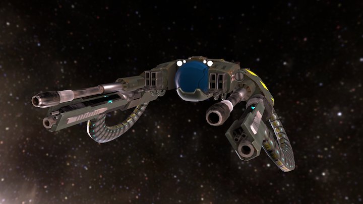 Stingray take off animation 3D Model