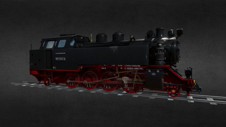 Br 99 2324-4 Loco (Molli) 3D Model