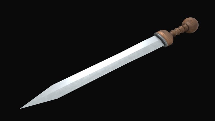 Roman Gladius Sword 3D Model