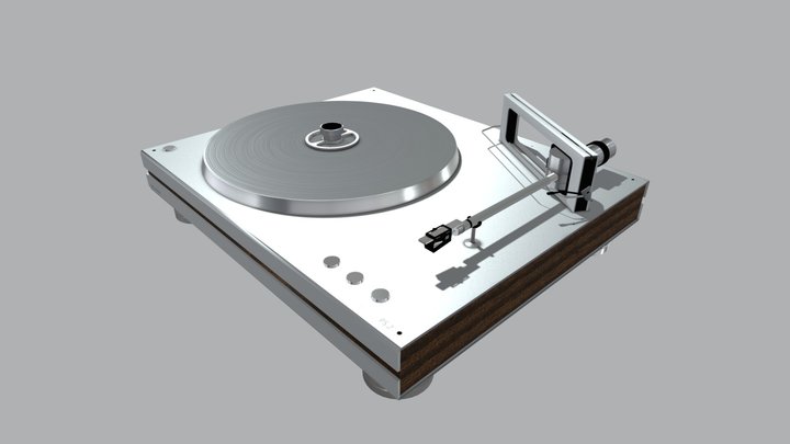 Vinyl Record Player 3D Model