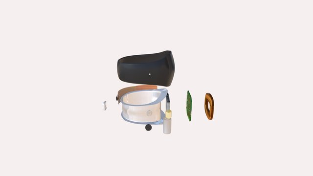 Ring Exploded 3D Model