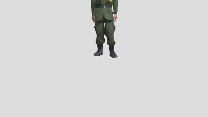 Yelling Out 3D Model