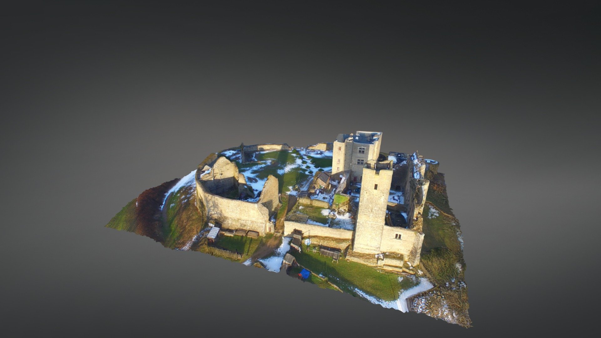 Forteresse De Thil - Download Free 3d Model By Raphaël Hautefort 