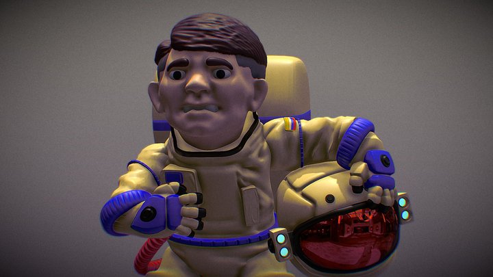 космонавт герой – Kostenloses 3D-Modell STL