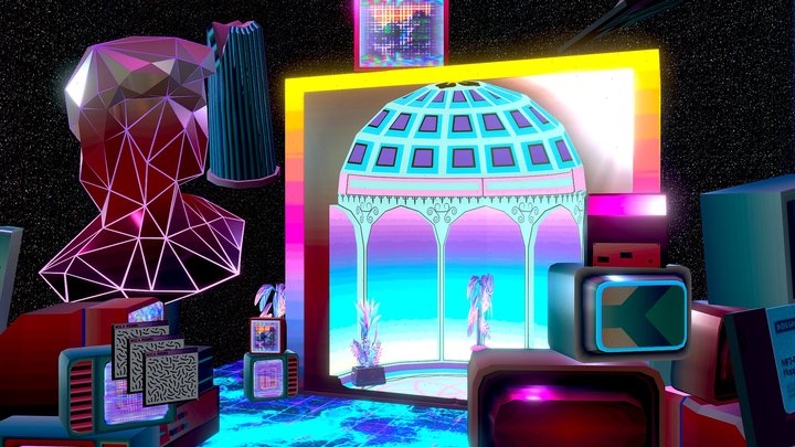 Vaporwave 3D models - Sketchfab