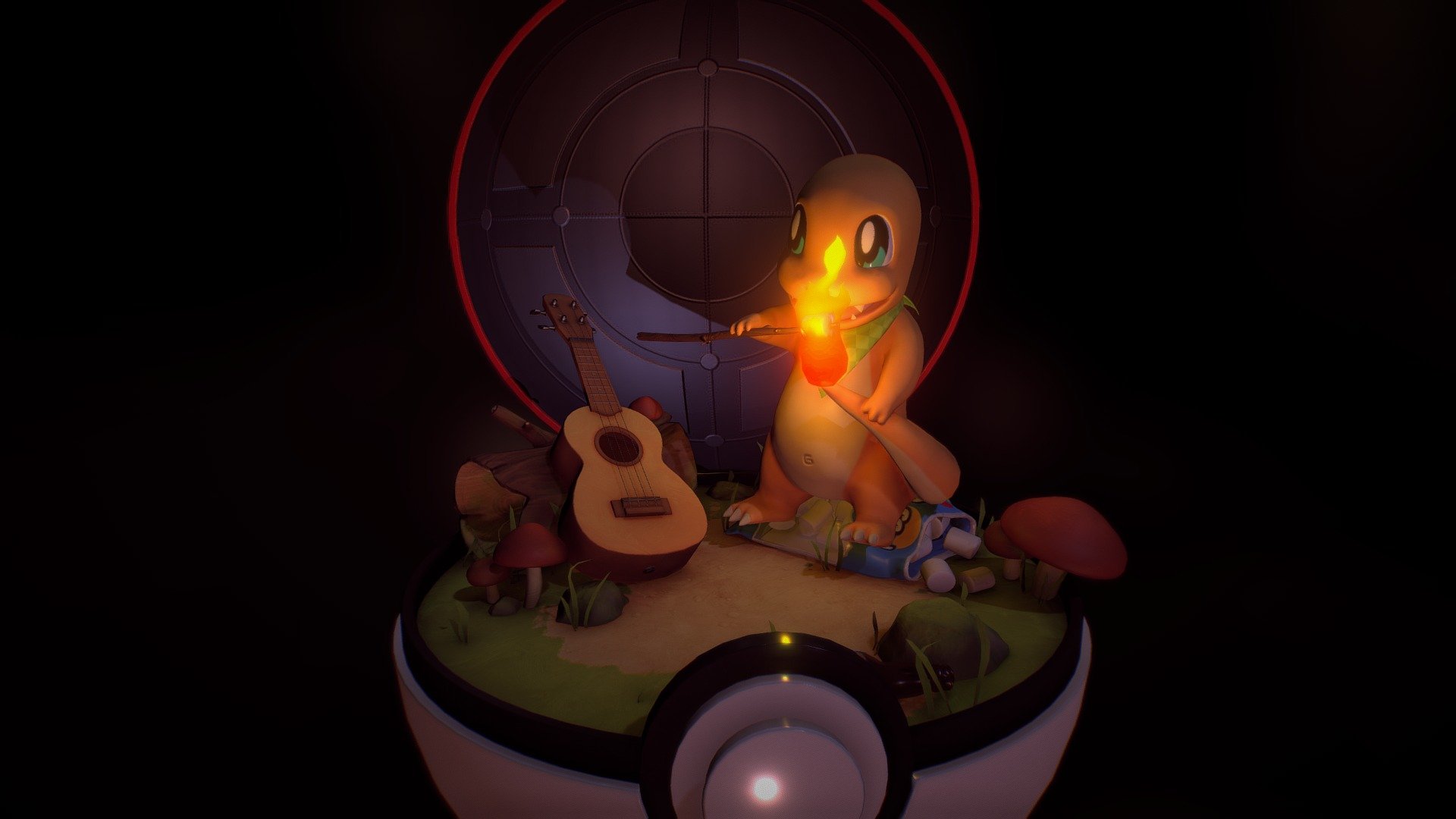 Charmander's Midnight Snack!