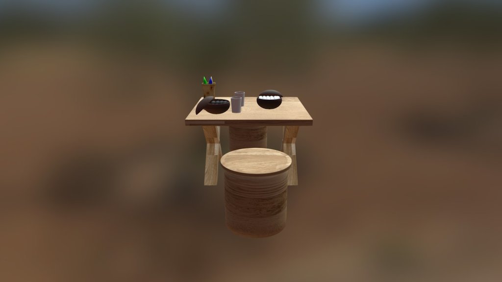Wood table