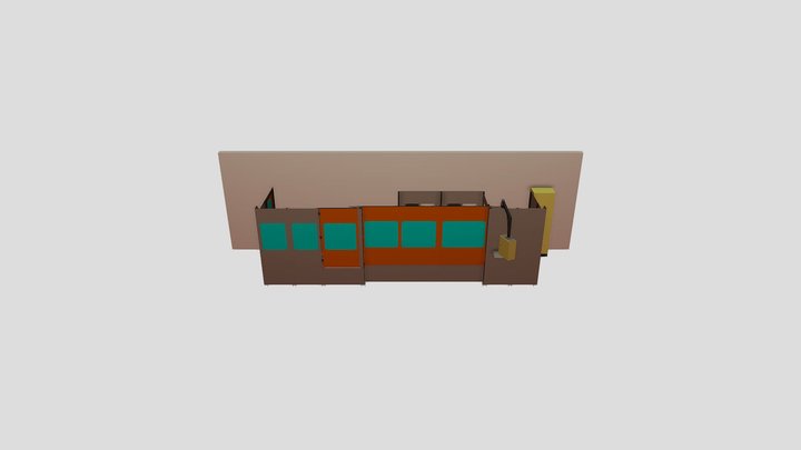 Bancada De Testes De Cilindros 3D Model