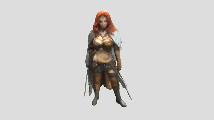 Forest Warrior 3D Model