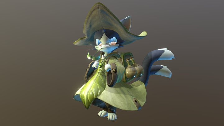 Ovopack's Merchant Cat! 3D Model