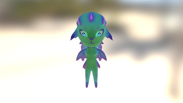 Chara Design - Lilyc - HandPainted 3D Model