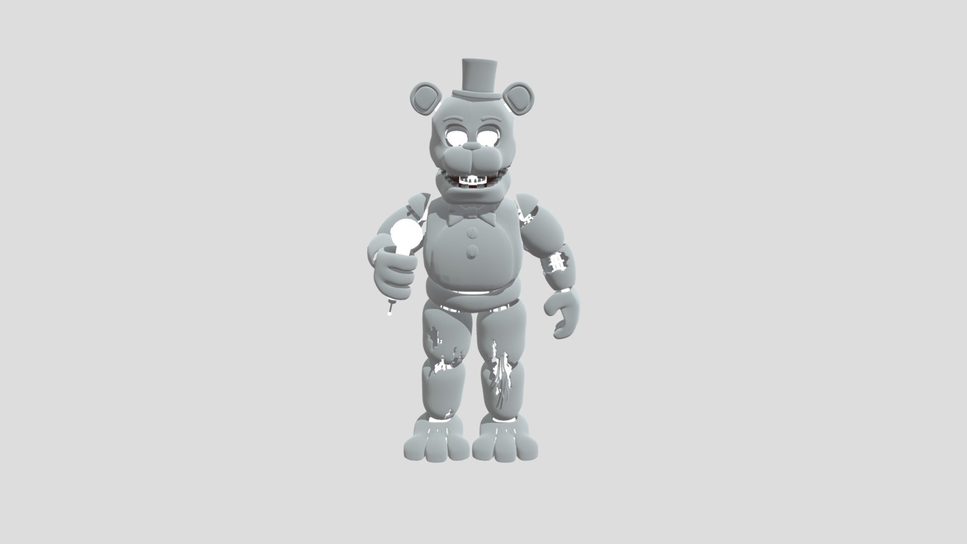 Withered Freddy - Download Free 3D model by Sweetieboy87 (@Babyboy92 ...