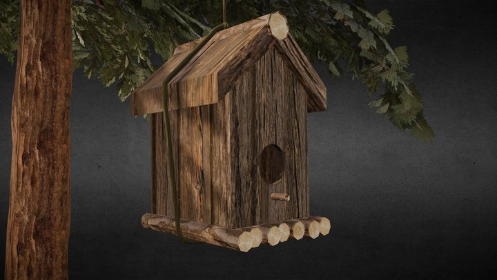 Wooden Bird House