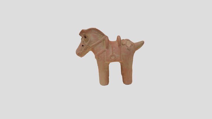 馬形埴輪 3D Model