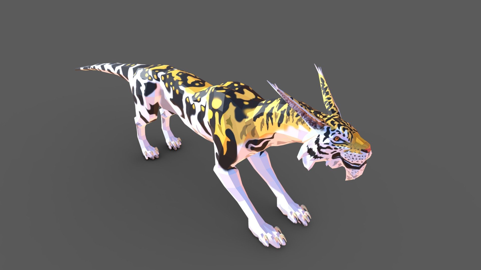 Tiger/greyhound - Download Free 3D Model By E-restrepo1114 ...