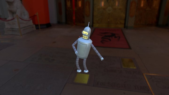 Bender animation 3D Model