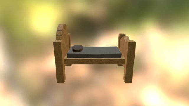 Bedmodel 3D Model